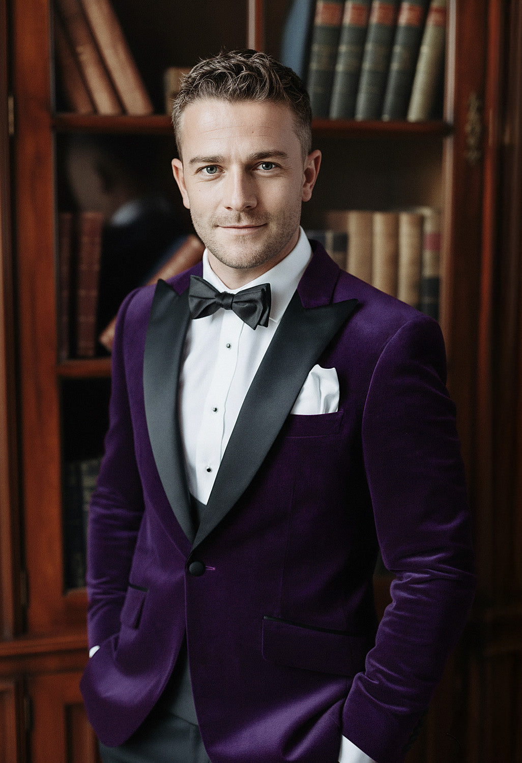 Made To Measure Velvet Dinner Suit Jacket