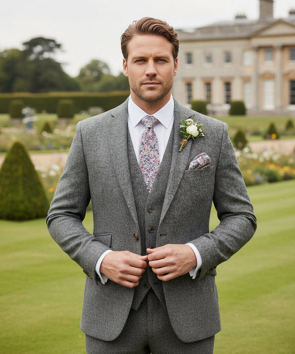 Heritage Grey Tweed Hire Package