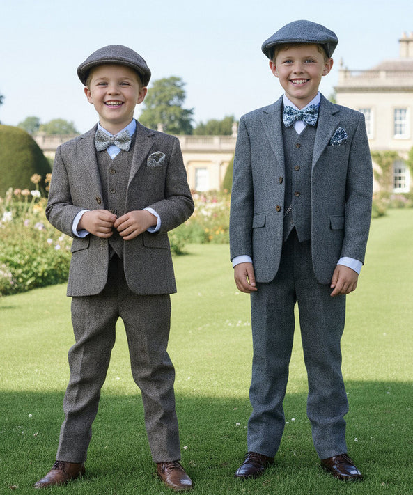 Kids Full Tweed Suit Hire Package