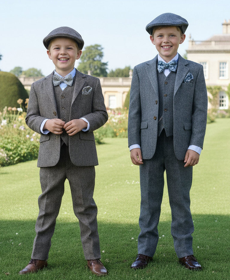 Kids Full Tweed Suit Hire Package