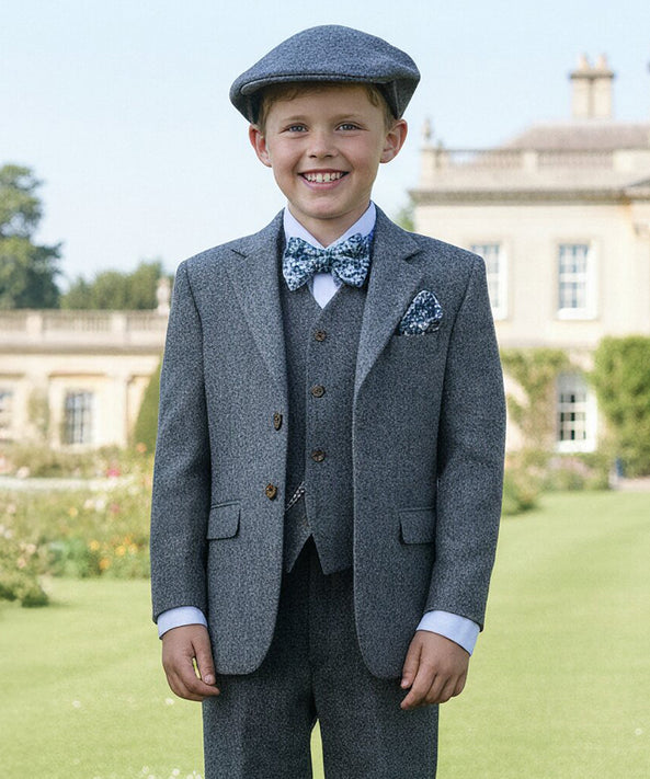 Kids Full Tweed Suit Hire Package