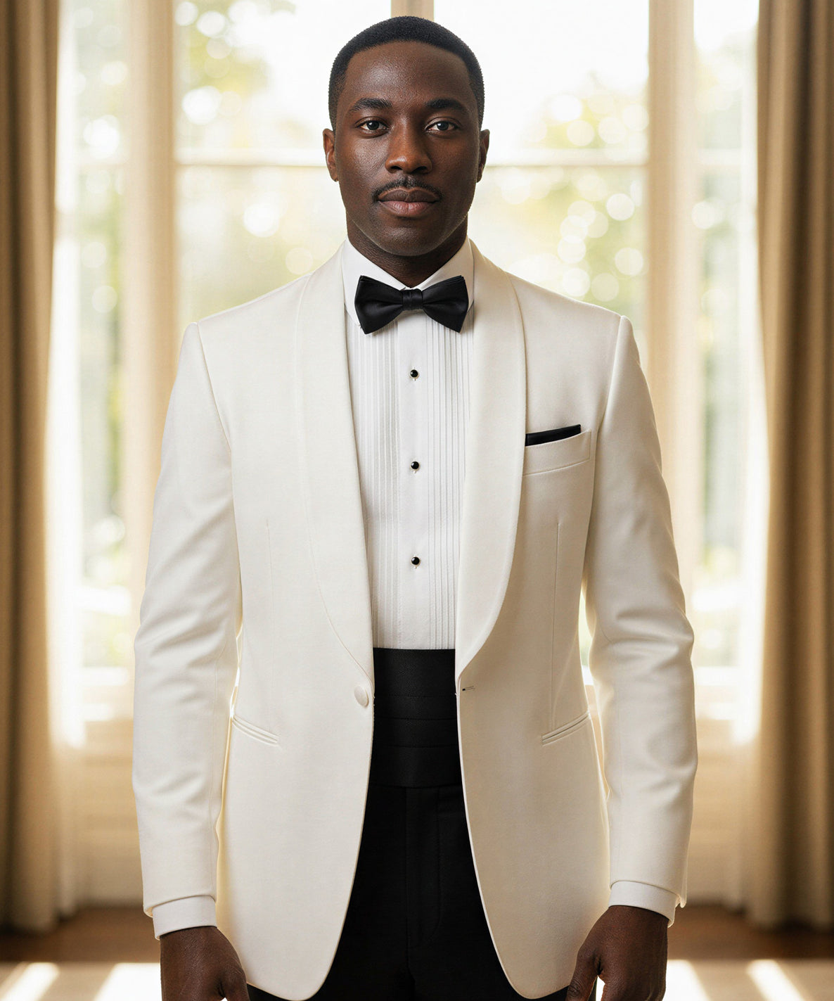 Classic White Dinner Suit Hire Package