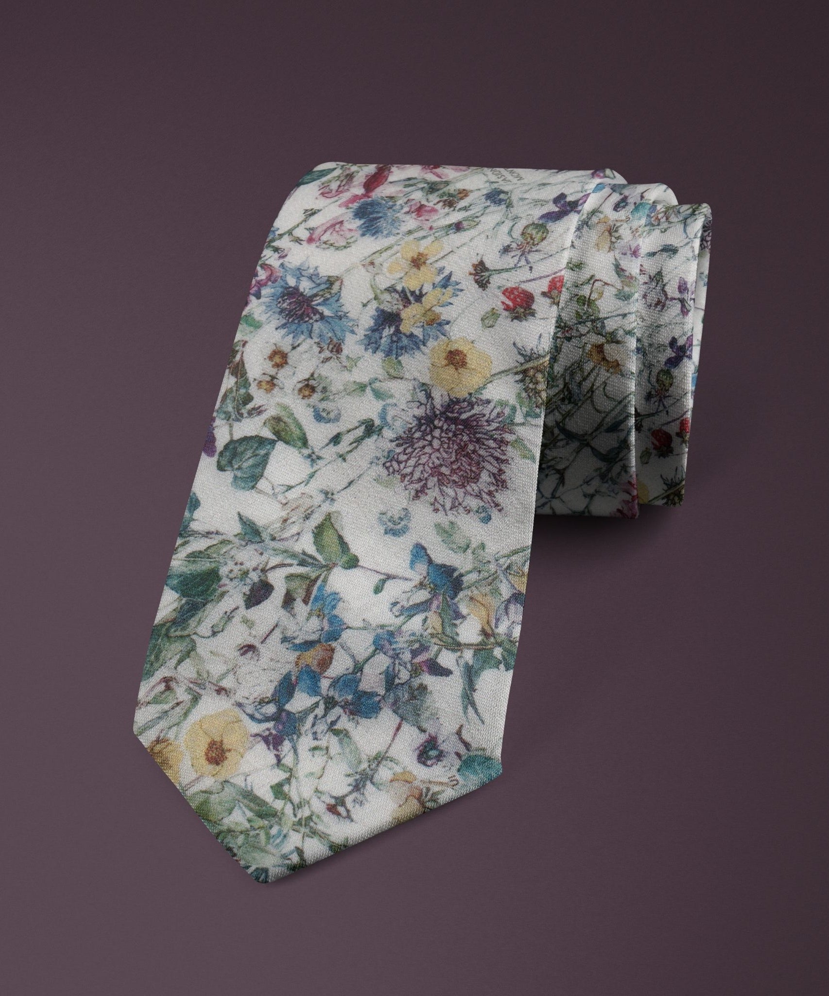 Wild Flowers Ivory - Black Tie Menswear
