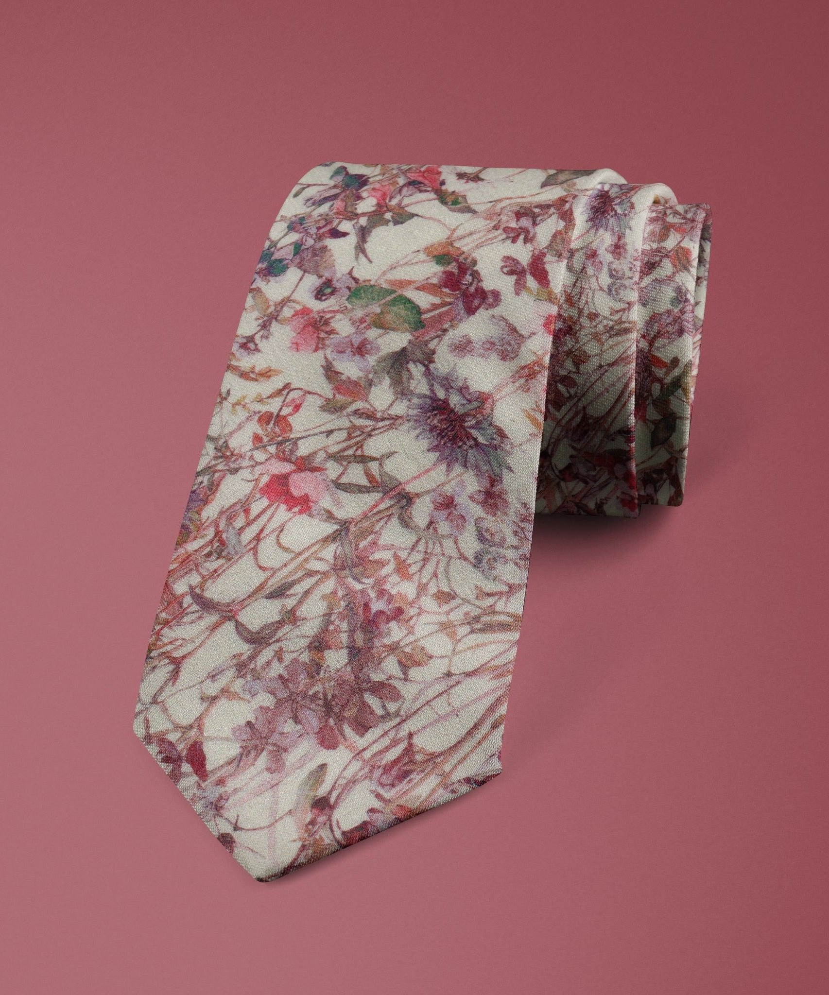 Wild Flowers Pink - Black Tie Menswear