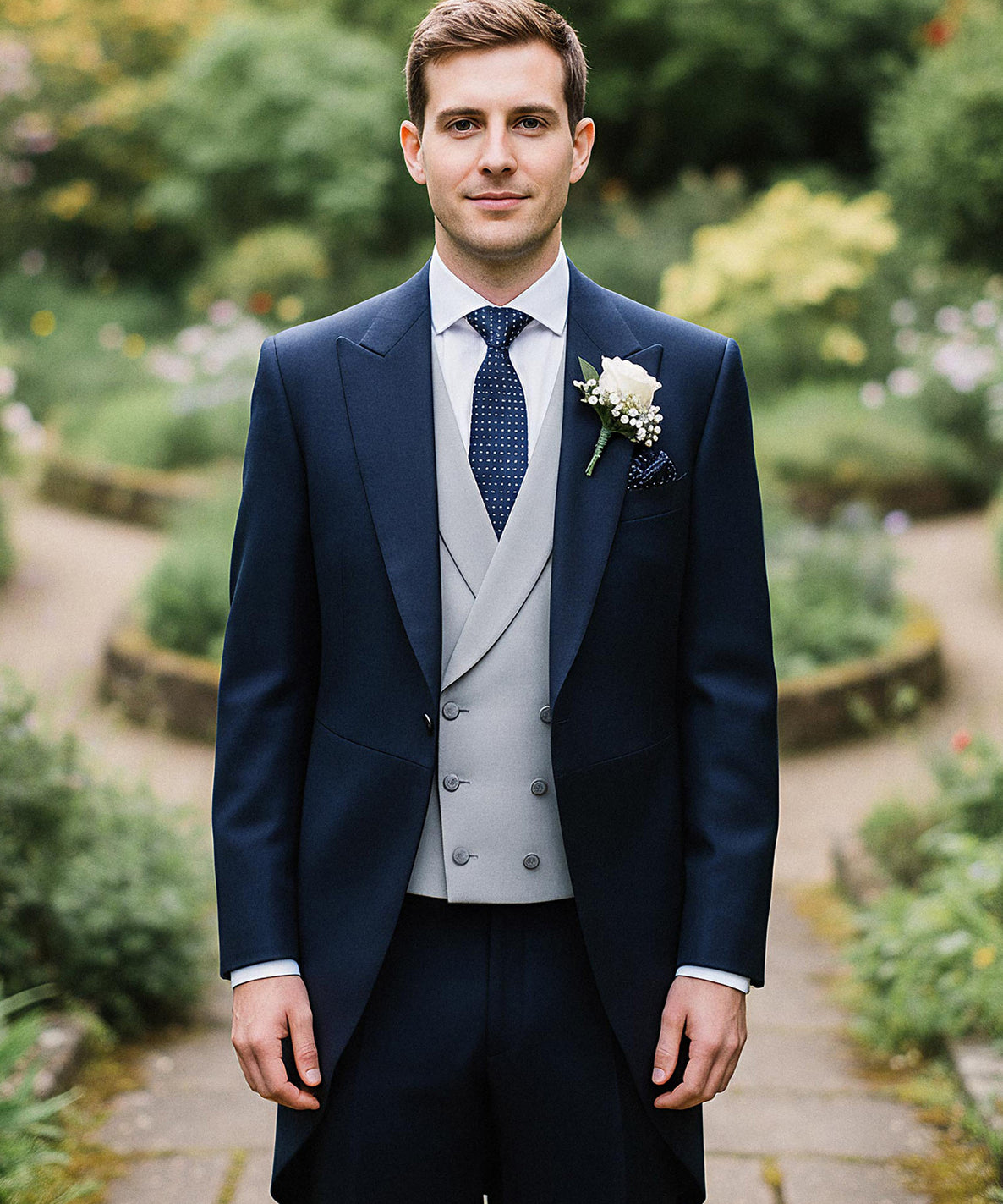 Navy Mohair Morning Suit Hire Package