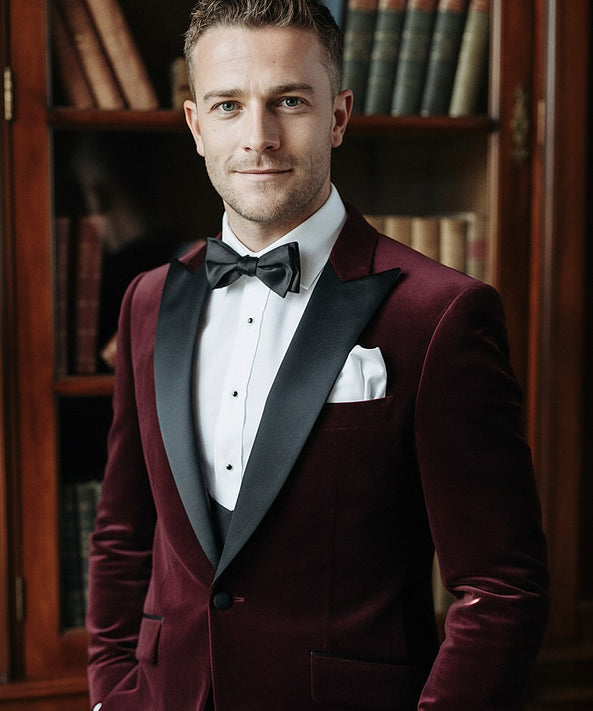 Made To Measure Velvet Dinner Suit Jacket